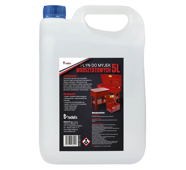 Parts washer solvent 5L REDATS