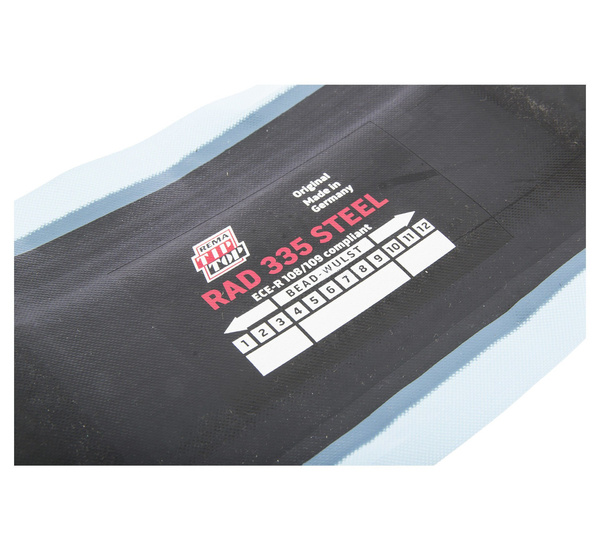 Radial tyre repair insert TipTop Steel RAD-335 245x95 1pc