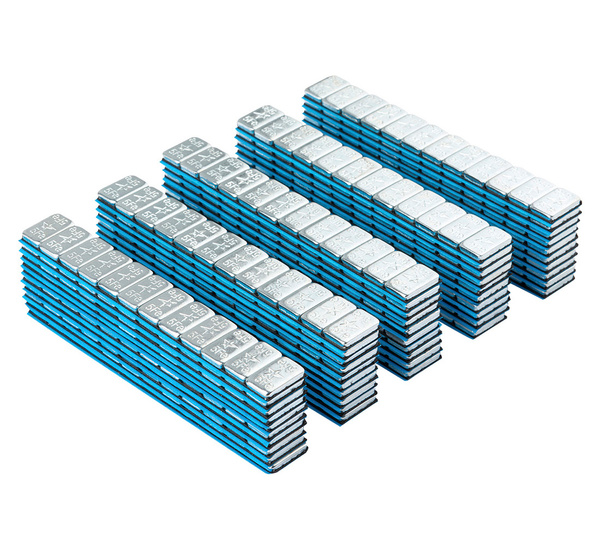 Adhesive wheel weights FIVESTARS Round zinc-plated 5G 400 pcs