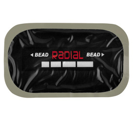 Radial patches with metal ply REDATS-08 45x76mm - 1pc