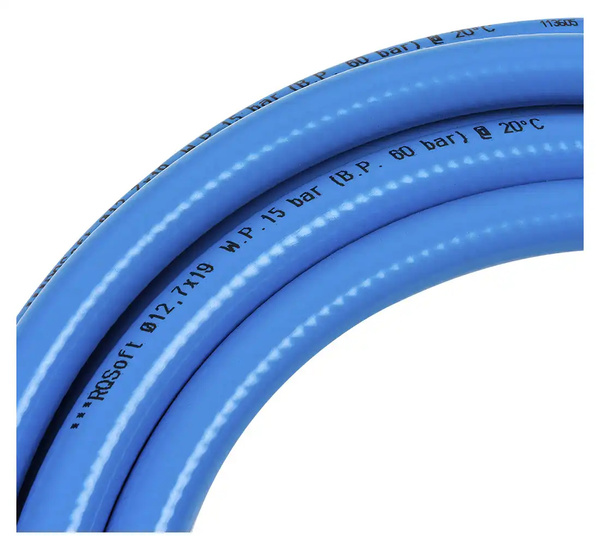 RQSoft Polyurethane Straight Pneumatic Hose 12,7 x 19mm - 5m