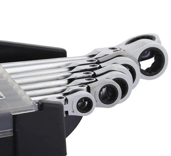 Ring-ended spanners - BOXO, 8-19mm 9 pcs