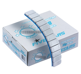 Coated FE Stick-on Weights with Wide Tape SUV 10g - 50 Strips REDATS