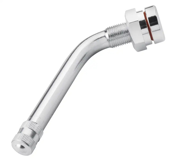 Tubeless valve for truck tyres chrome TR 545D