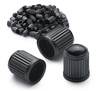 Valve caps - black - 100 pcs