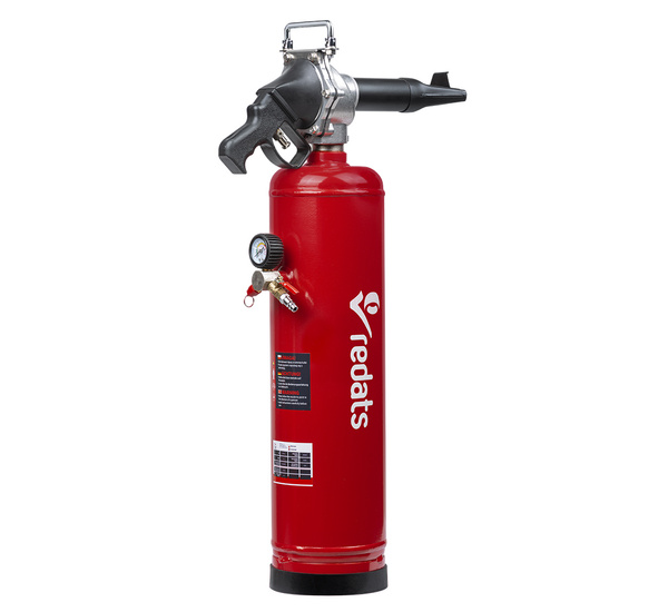 Tyre inflator, handheld, automatic release valve 12L REDATS