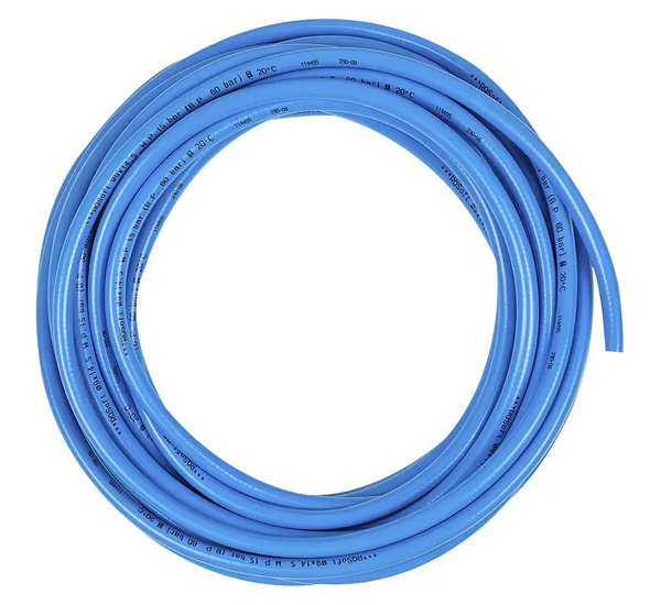 RQSoft Polyurethane Straight Pneumatic Hose 9.0 x 14.5mm - 15m
