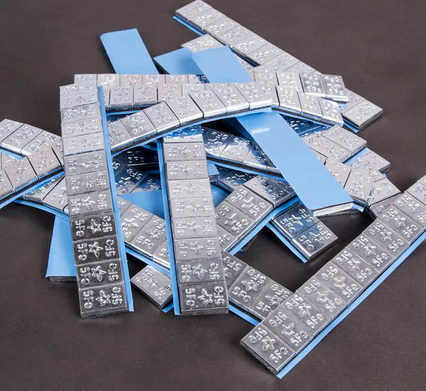 Adhesive weights FIVESTARS FE Edgy , coated- 12x5g