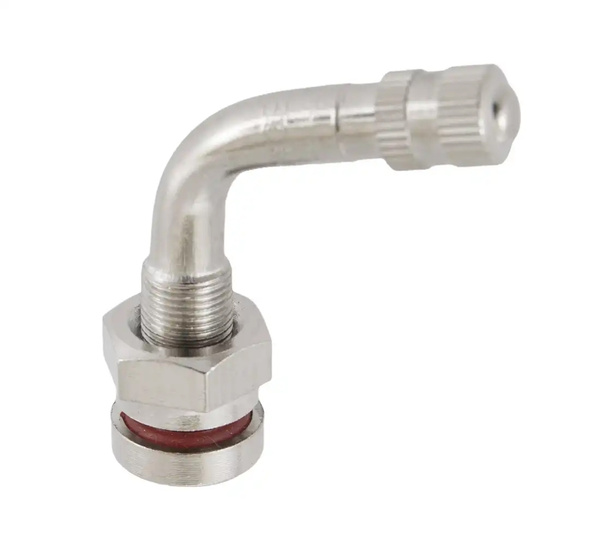 Tubeless valve for truck tyres chrome TR 543E