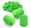Valve caps - green - 100 pcs