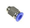 Straight connector for 6 mm hose 1/8"" thread