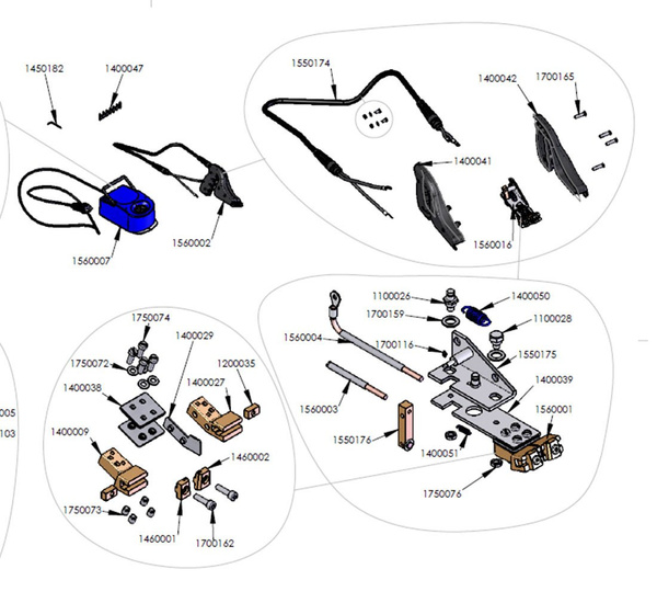 Part - RUFF - rotary switch 5kan