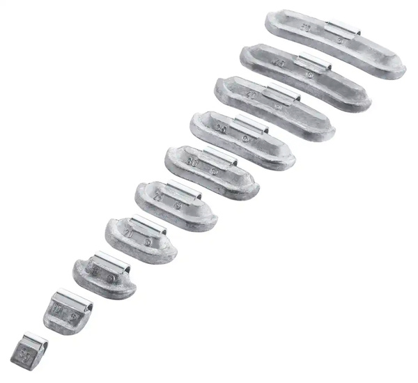 Clip-on lead (Pb) 45g weights for steel wheels Fivestars