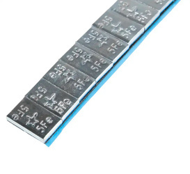 Adhesive weights FIVESTARS FE Edgy , coated- 12x5g