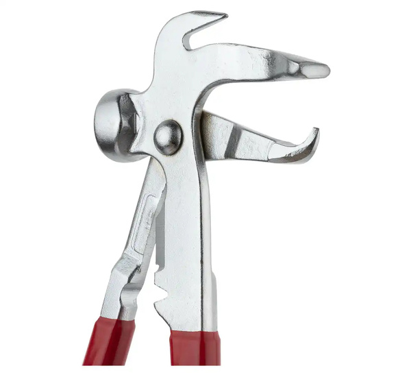 Pliers for clip-on weights, chrome