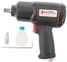 Set impact wrench for tyres 1100Nm 1/2"" BT Service + 1/4"" plug connector