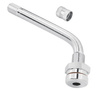 Tubeless valve for truck tyres chrome TR 545D