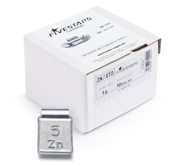 Counterweights FIVESTARS - ZN - 5G - 100 pcs.