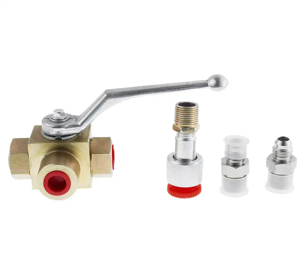 20T Manual Hydraulic Pump with Hose for Emergency Lowering of REDATS L220, L220R, L260 Two-Post Lifts