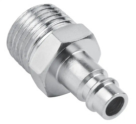 Quick coupler plug - male thread - 1/2