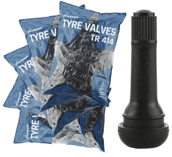 Valve TR 414 FIVESTARS tubeless tyres- 100 pcs