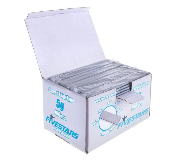 Adhesive FE weights FIVESTARS Edgy 5g coated