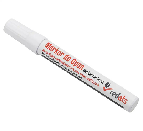 Oil marker for tires REDATS- white - 1 pcs