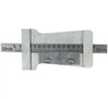 Metal tyre tread depth gauge - two measurement scales + case