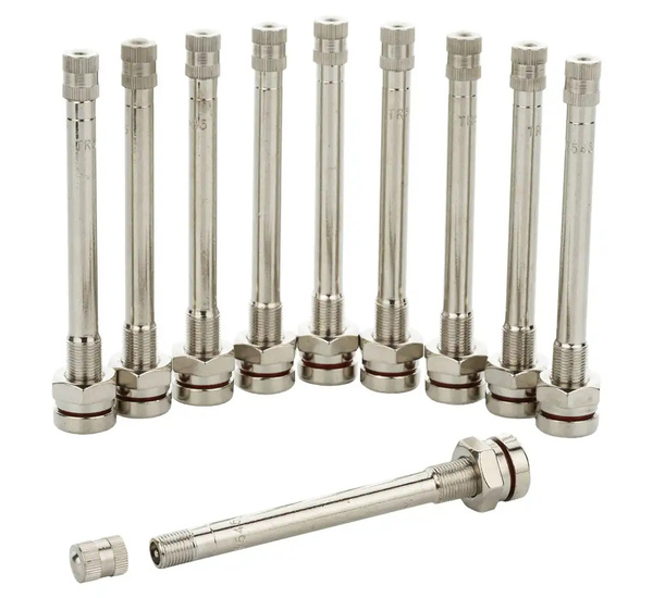 Valve for tubeless truck wheels chrome-plated TR 545 - 10 pieces