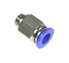 Straight connector for 6 mm hose 1/8"" thread