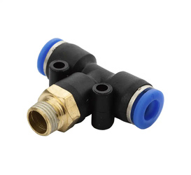 Plug hose connector 6mm T-piece 1/8"" thread - T-type