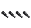 Valve - TR 525 - black - 4pcs