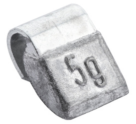 Clip-on lead (Pb) 5g weights for steel wheels Fivestars