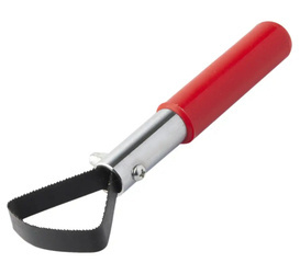 Hand tyre roughening scraper