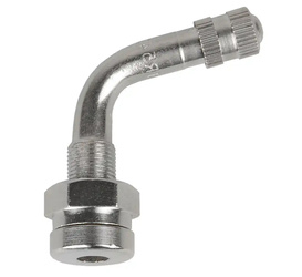 Tubeless valve for truck tyres chrome TR 543E