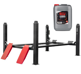 Four-post lift 4T REDATS L-400 Semi-automatic + Oil gratis