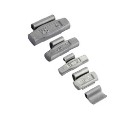 Clip-on weights 5-25G for steel wheels 500st.