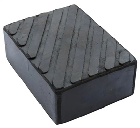 Rubber pad for low rise lifts 165 x 120 x 60 mm