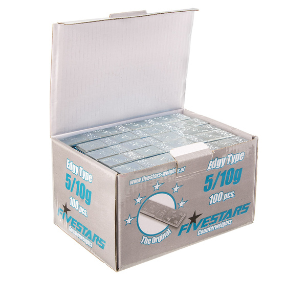 Adhesive weights FIVESTARS FE Edgy , coated- 5/10g