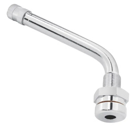 Tubeless valve for truck tyres chrome TR 545D
