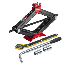 Scissor jack 2T REDATS + wrench and sockets - Tyre change set