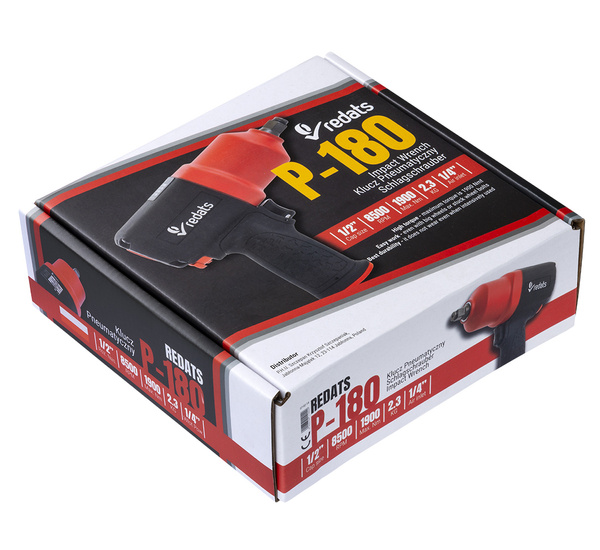 Impact wrench 1900Nm 1/2"" REDATS P-180 + 1/4"" inlet